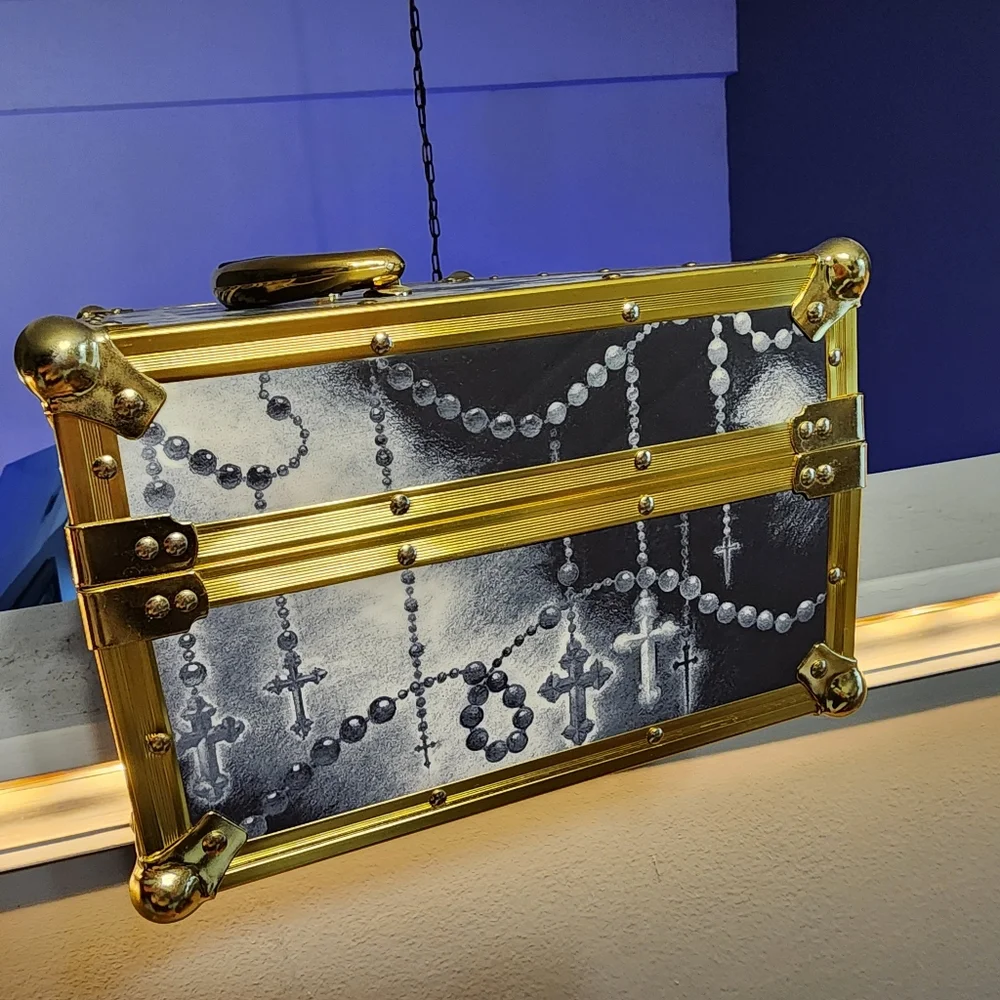 Kat Von D 10th Anniversary Limited Edition Train Case Make Up Case - SIGNED
